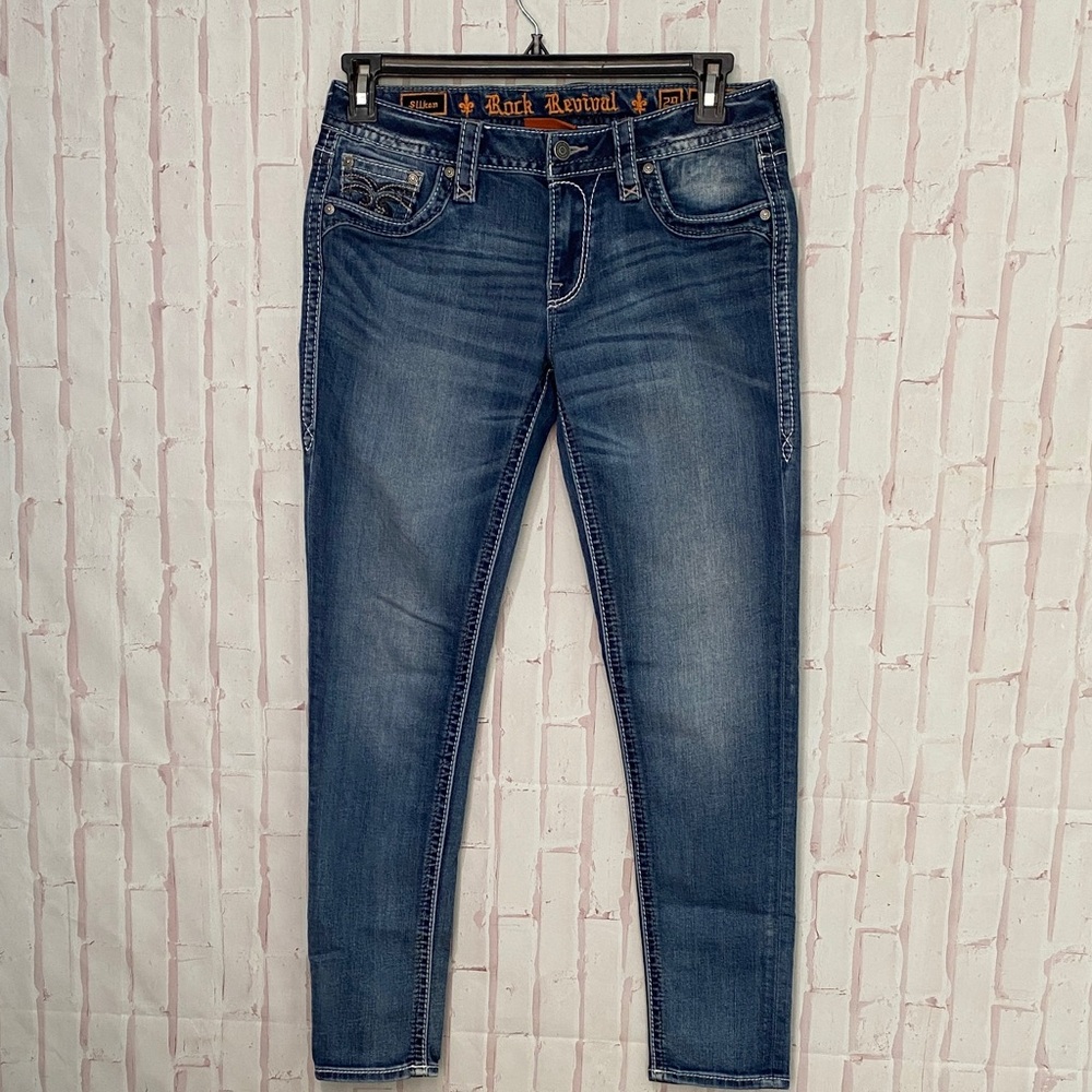 Rock Revival Silken Skinny Jeans size 29